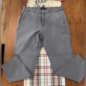 Abercrombie Men’s Loose Workwear Pants Gray Size 36x32
